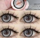 Popxstar 1pair Eye Contacts Lense Color Contact Lenses for Eyes Natural Gray Contact Lens Yearly Fashion Beauty Makeup EyeLenses