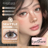 Popxstar 1Pair New Colored Contact Lenses for Eyes Brown Contact Lenses Blue Eye Lens Yearly Cosmetic Lenses Green Eye Contacts