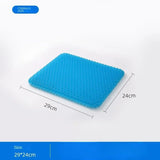 Popxstar Gel Seat Cushion Double Thick Egg Gel Summer Cushion for Pressure Relief Breathable Chair Pad Car Seat Office Chair Soft Cushion