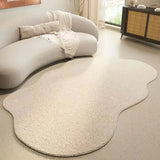 Popxstar Nordic Living Room Carpet Irregular Home Bedroom Room Bedside Rugs Thick Simple Cloakroom Leisure Area Plush Mats