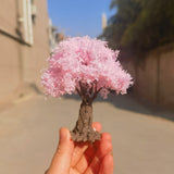 Popxstar 12cm Wire Tree Model Miniature Landscape Green Tree Decoration Mountain Sand Table DIY Material Scale Model Train Railway Layout