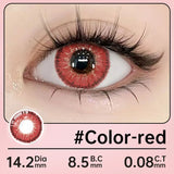 Popxstar -2PCS/1Pair Halloween COSPALY Series Colorful Lenses for Eyes Colored Cosmetic Contact Lenses Crazy Lens for Yearly Use