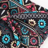 Popxstar Cotton Stretch Headband African Pattern Print Twist Style Elastic Hair Band Wide Hairbands Bandana Turban Knot Headwrap DIY