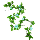 Popxstar 180cm Fake Ivy Wisteria Flowers Artificial Plant Vine Garland for Room Garden Decorations Wedding Arch Baby Shower Floral Decor