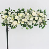 Popxstar 50/100cm DIY Wedding Flower Wall Decoration Arrangement Supplies Silk Peonies Rose Artificial Floral Row Decor Wed Arch Backdrop