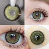 Popxstar2Pcs Natural Color Contact Lenses for Eye with Myopia Power High Quality Eyes Contacts Lens Beautiful Pupil