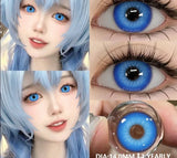 Popxstar 1 Pair Fashion Pink Cosplay Anime Lenses Color Contact Lenses for Eyes Cosmetics Purple Lenses Yearly Eye Contact Lens