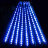 Popxstar 30cm /50cm Waterproof Meteor Shower Rain 8 Tube LED String Lights For Outdoor Holiday Christmas Decoration Tree EU/US/AU/UK Plug