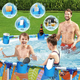 Popxstar Pool Cup Holder For Drinks No Punching Swimming Pool Beer Bottle Drink Holder No Spills Pool Accessories For Pool Parties Juice