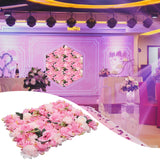 Popxstar 12x Wedding Artificial Hydrangea Rose Flower Wall Panel Wedding Venue Decoration Home Venue Decorations