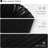 Popxstar Blind for Window Self Adhesive Pleated Blinds Cordless No Drill Fabric Blinds Room Darkening Shades Blackout Shades for Bathroom