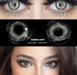 Popxstar 1 Pair Colored Contact Lenses Natural Look Fast Delivery Brown Eye Lenses Gray Contact Green Eye Lenses Blue Lenses