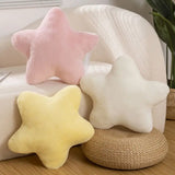 Popxstar Multi-coloured star pillow super soft cute plush toy sleeping pillow for kids