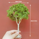 Popxstar 12cm Wire Tree Model Miniature Landscape Green Tree Decoration Mountain Sand Table DIY Material Scale Model Train Railway Layout