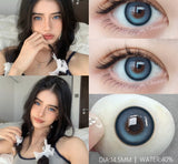 1 Pair New Colored Contact Lenses for Eyes Red Contacts Lenses Yearly Natural Fashion Blue Eyes Contacts Korean Lenses