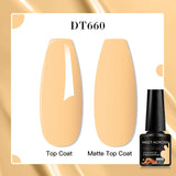 Popxstar 8 Colors Mirror Gel Nail Polish Long-lasting Quick-drying Metallic Gold Silver Red Semi Permanent Varnish Nail Art