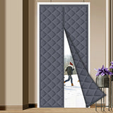 Popxsta Autumn and Winter Self absorbing Cotton Home Thickened Door Curtains Thermal insulation Partition Curtains Winter Cold Curtains