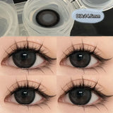 Popxstar 2Pcs Natural Eyes Contacts Lenses Myopia Prescription Circle Colored Lenses Beauty Pupil Makeup Lens Yearly