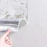 Popxstar Linen 3D Foam Self-adhesive PVC Solid Color Thickened Waterproof Background Wall Renovation Wallpaper Wall Stickers Home Decor