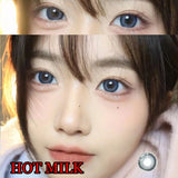 Popxstar Coslens Dolly 14.50mm Eyewear Glasses Women Men Soft Contacts Lenses  линзы для глаз цветные Hot Milk