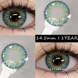 Popxstar NEW 1 Pair Color Contact Lenses for Eyes Fashion Cosmetic High Quality Blue Lenses Green Contact Cosmetic Eye Contacts