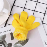 Popxstar 1 Pair Glove Children Magic Glove Girl Boy Kid Stretchy Knitted Winter Warm Full Finger Gloves Children's Figure Skating Gloves