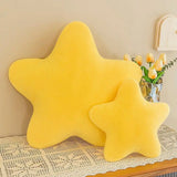 Popxstar Multi-coloured star pillow super soft cute plush toy sleeping pillow for kids