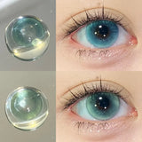 Popxstar Color Contact Lenses for Eyes Real Looking Myopia Prescription Lense with Degree