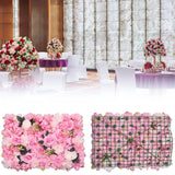 Popxstar 12x Wedding Artificial Hydrangea Rose Flower Wall Panel Wedding Venue Decoration Home Venue Decorations