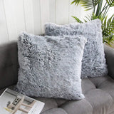 Popxstar Luxury Soft Faux Fur Fleece Cushion Cover Pillowcase Decorative Throw Pillows Covers 45x45cm Cushion Covers Cases JAF011