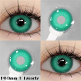 Popxstar New Fashion Color Contact Lenses for Eyes Anime Blue Eyes Contacts Lense Colorful Makeup Eyes Lenses Yearly 2pcs/pair