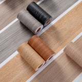 1 Roll Thickened Imitation Wood Grain Skirting Wall Stickers, Self-adhesive Living Room Bedroom Wall Corner Decoration