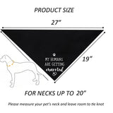 Popxstar Dog Bandana for Wedding Engagement Announcement Gift Photo Prop Pet Scarf Accessories