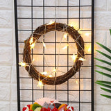 Popxstar 8-30CM Ramadan Decoration Eid Murbark Wedding Wreaths Decoration Garland Material Rattan Wreath DIY Wreath Party