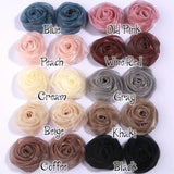 Popxstar 10Pcs 1.95" 5cm Silk Fabric Artificial Flowers for Patch Applique Wedding Dress DIY Bride Chiffon Flower for Headwear Decoration