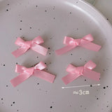 Popxstar 1Pc New Sweet Bowknot Hair Clips Hair Accessories Fairy Bow Hairpin Headwear Mini Ribbon Barrette Girls Cute Bowknot Hairpin DIY