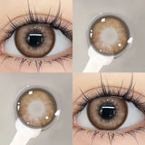 Popxstar 1Pair Myopia Lenses Contact Lenses for Eyes Lenses With Diopters Fog Pearl Eye Lenses with Prescription