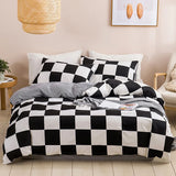 Popxstar 2/3pcs Duvet Cover Set Soft Skin Friendly Duvet Cover with Zipper Closure Corner Ties, Envelop Pillowcase