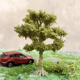 Popxstar 12cm Wire Tree Model Miniature Landscape Green Tree Decoration Mountain Sand Table DIY Material Scale Model Train Railway Layout