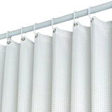 Popxstar Waterproof Shower Curtain Waffle Texture Shower Curtain Waterproof Waffle Design Shower Curtains for Elegant Home for Every