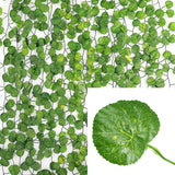 Popxstar 11M Artificial Plants Green Ivy Leaf Garland Fake Plants Climbing Hanging Vines Outdoor DIY Garden Wall Wedding Party Home Decor