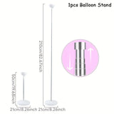 Popxstar 1/2set Metal Telescopic Rod Balloons Stand Balloon Support Column Wedding Birthday Party Decor Kids Baby Shower Ballons Holder