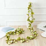 Popxstar spring decor 250CM Rose Artificial Flowers Christmas Garland for Home Room Wedding Decoration Spring Arch DIY Fake Plant Vine Autumn Garden