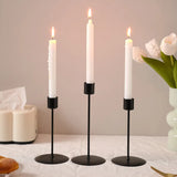 Popxstar 1pcs Candlestick Crafts Simple Nordic Desk Candle Ornament Candle Holder for Dining Room Thanksgiving Wedding Festivals Gift