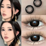 Popxstar 1 Pair Korean Lenses Colored Contact Lenses with Degree Myopia Lenses Brown Lenses Natural Eye Lenses High Quality