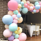 Popxstar 2PCS/packs 18 inch Macaron Pastel Balloons Jumbo Big Engagement Wedding Decoration Happy Birthday Air Candy Matte Balon