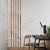 Popxstar 1M Self-adhesive Acrylic Mirror Wall Sticker Living Room Bedroom Edge Strip Corner Line Wall DIY Background Ceiling Home Decor