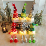 Popxstar New 6 Styles Glowing Gnome Christmas Faceless Doll Merry Christmas Home Decoration Navidad Natal Gift New Year Christmas Gifts