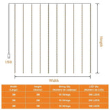 Popxstar 3M 300 LED Curtain String Light Garland Party Backdrop Adult Kids Birthday Wedding Decoration Bachelorette Anniversary Supplies