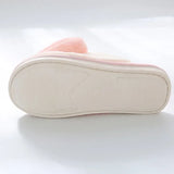 Popxstar Heart-Shaped Slippers Women Fashion Funny Cotton Shoes Plush Warm Soft Sole Indoor Bedroom Slides Woman Winter Fur Slippers